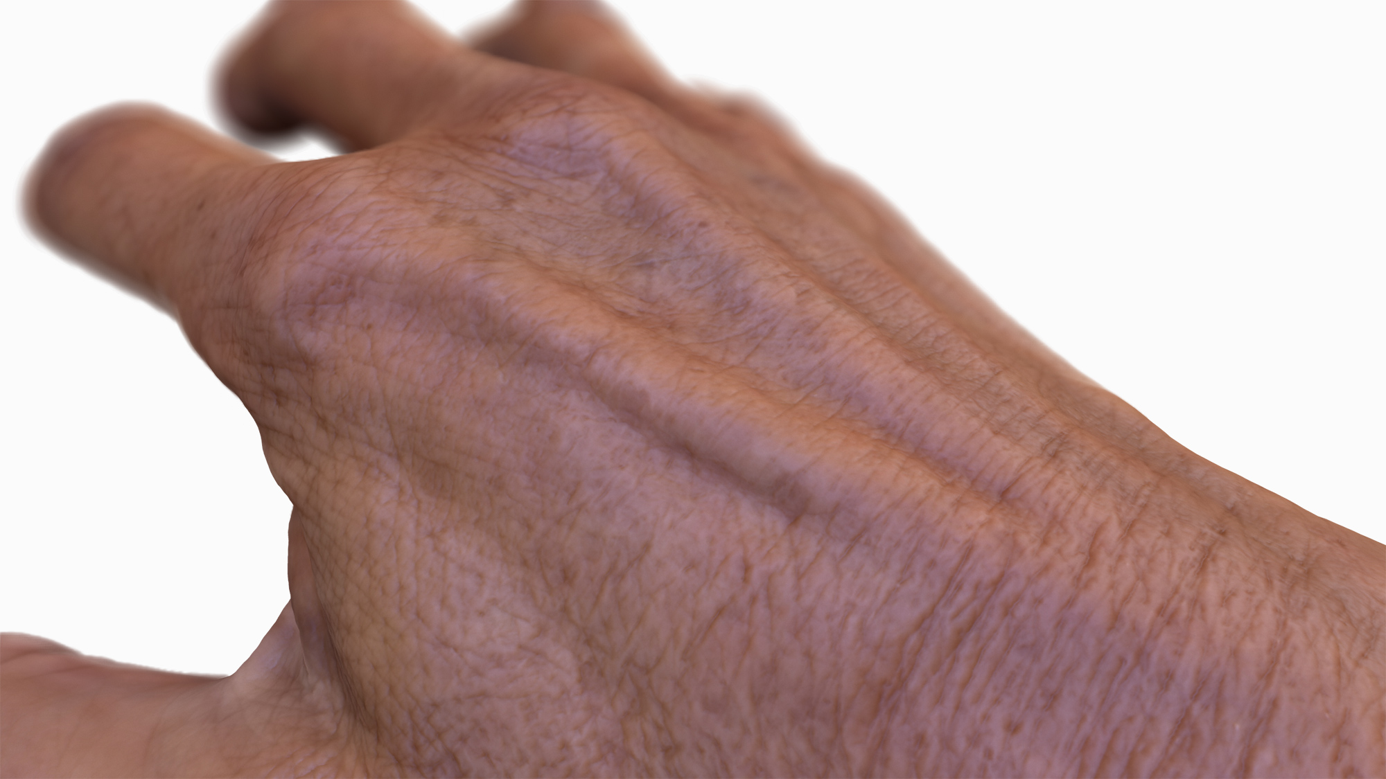 3D Hand Skin Shader SSS